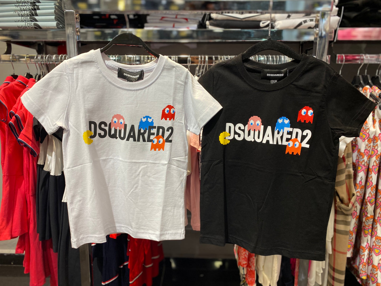 Dsquared2 Pac-Man white T-shirt