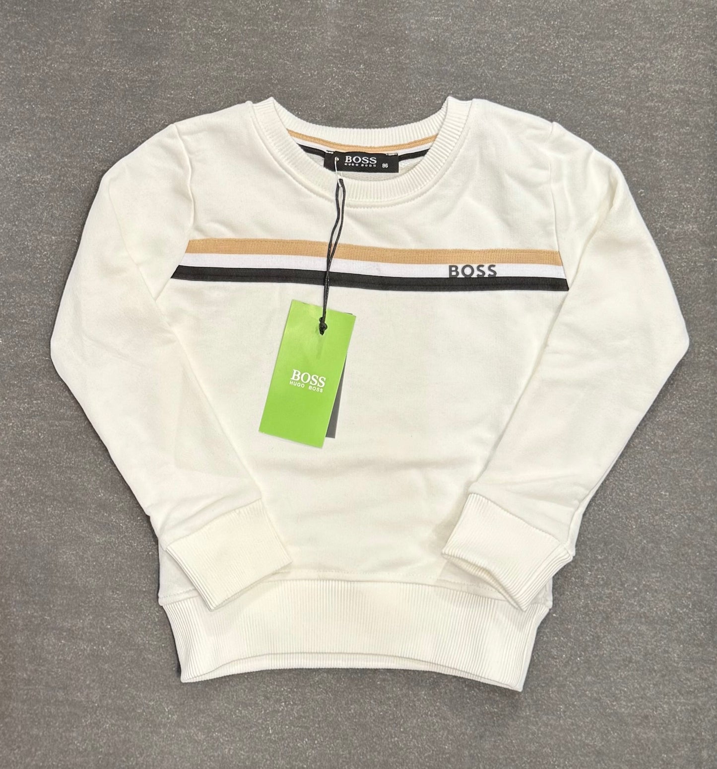Boss white sweatshirt