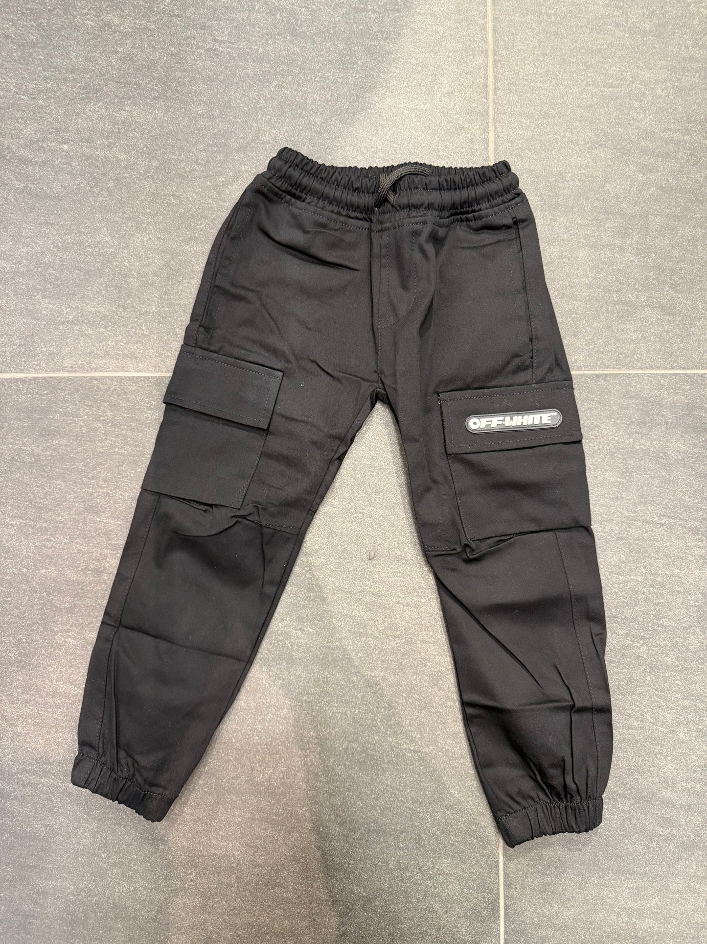 Off-White cargo pants black