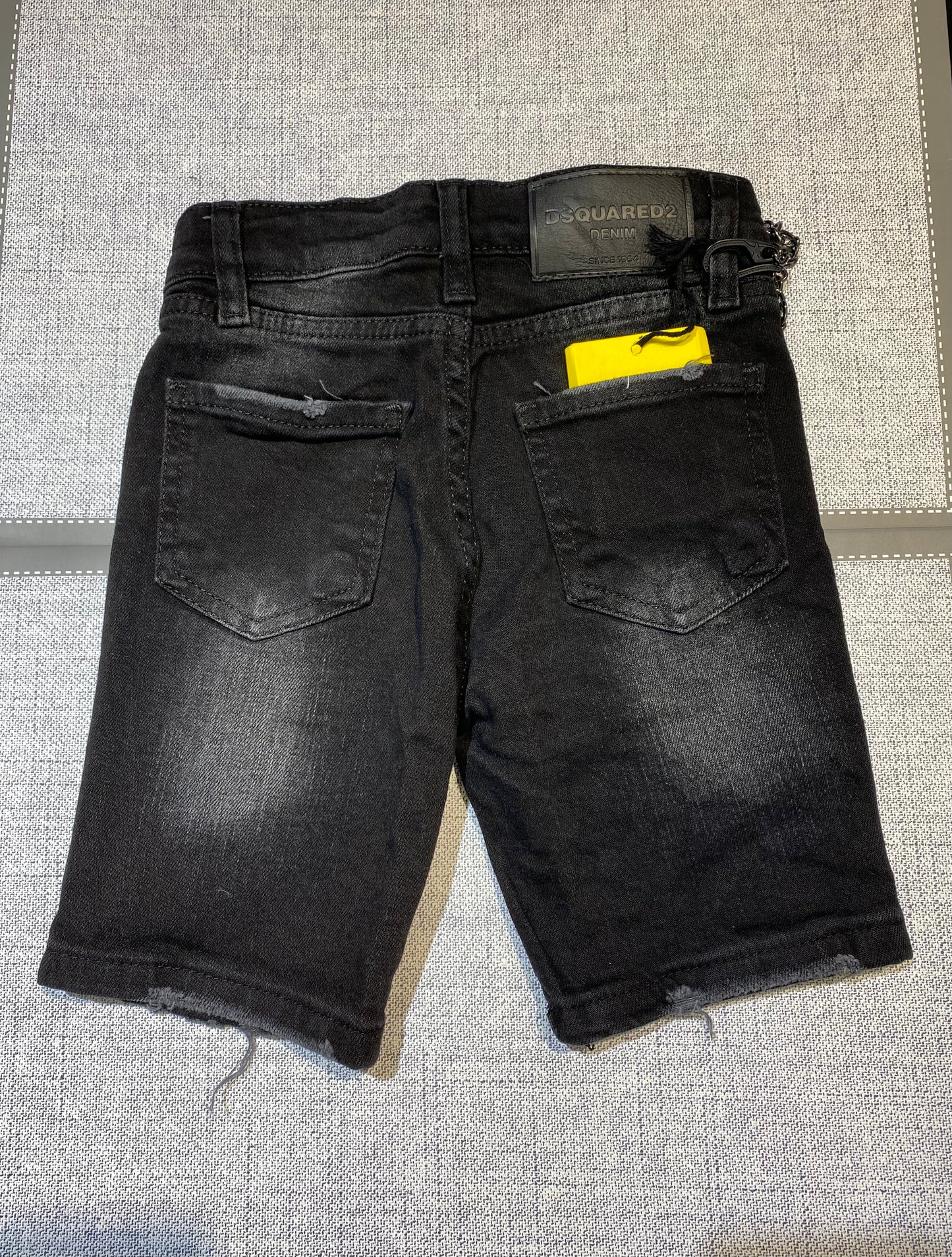 Dsquared2 ICON black jean shorts