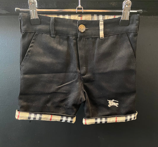 Burberry black shorts