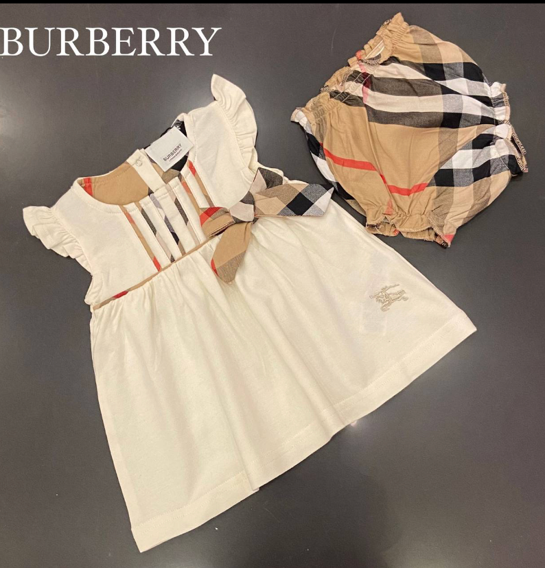 Burberry white bebe dress