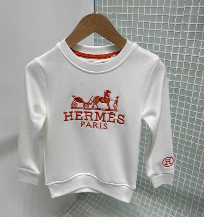 Hermes sweatshirt white
