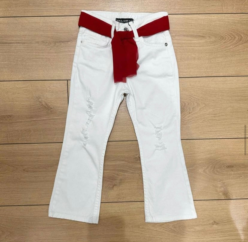 Dolce & Gabbana white jean
