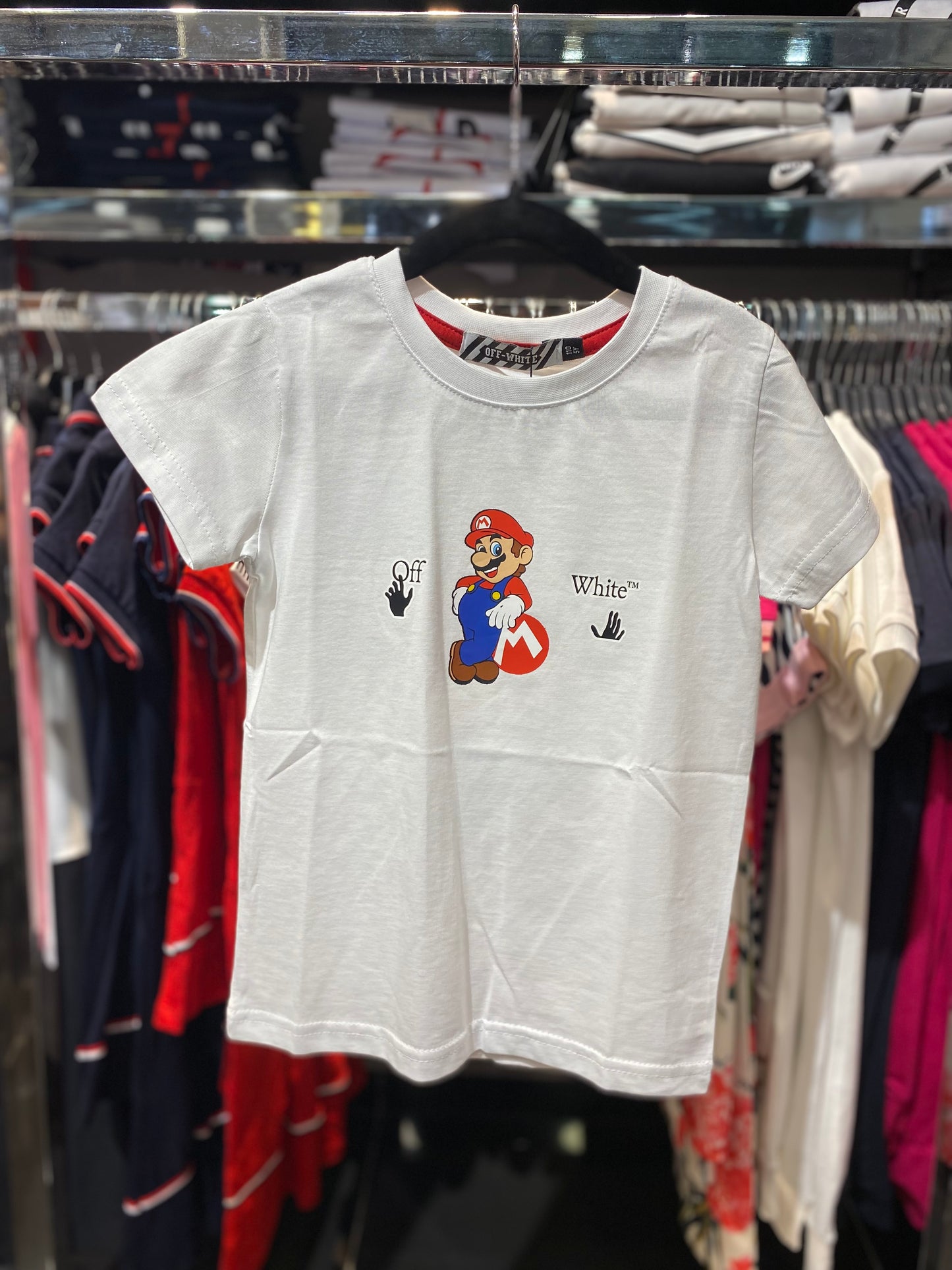 Off-White T-shirt Super Mario
