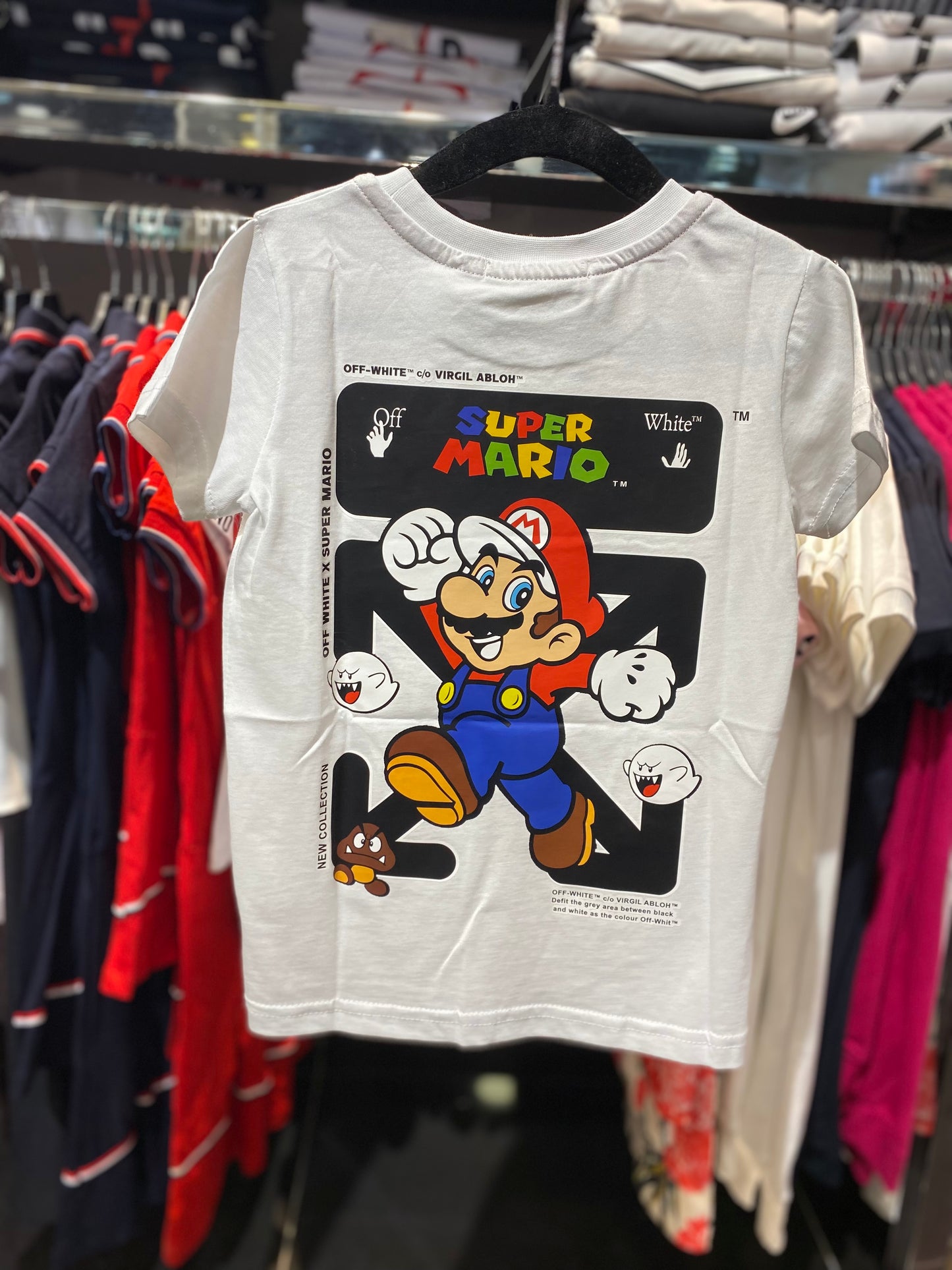 Off-White T-shirt Super Mario