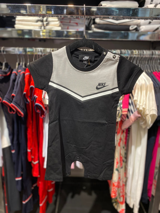 Nike Bebe ολόσωμο φορμάκι μαύρο-γκρι