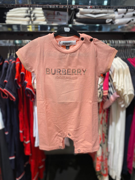 Burberry Bebe ολόσωμο φορμάκι σομόν