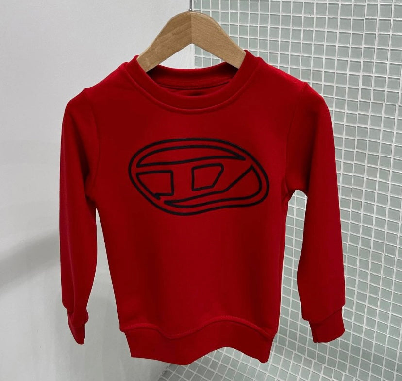 Diesel red sweatshirt