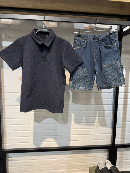 Louis Vuitton denim set
