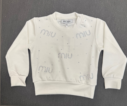 Miu Miu sweatshirt white