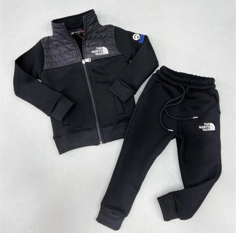 North face tracksuit black