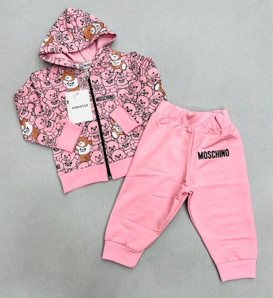 Moschino Bebe pink tracksuit