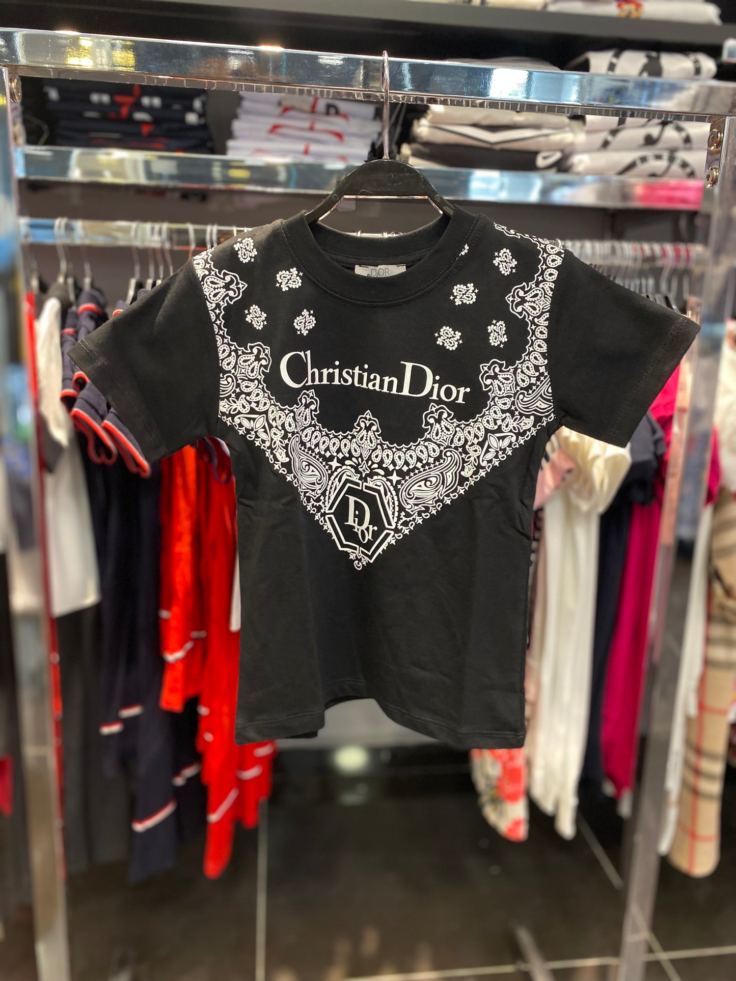 Christian Dior T-shirt black & white