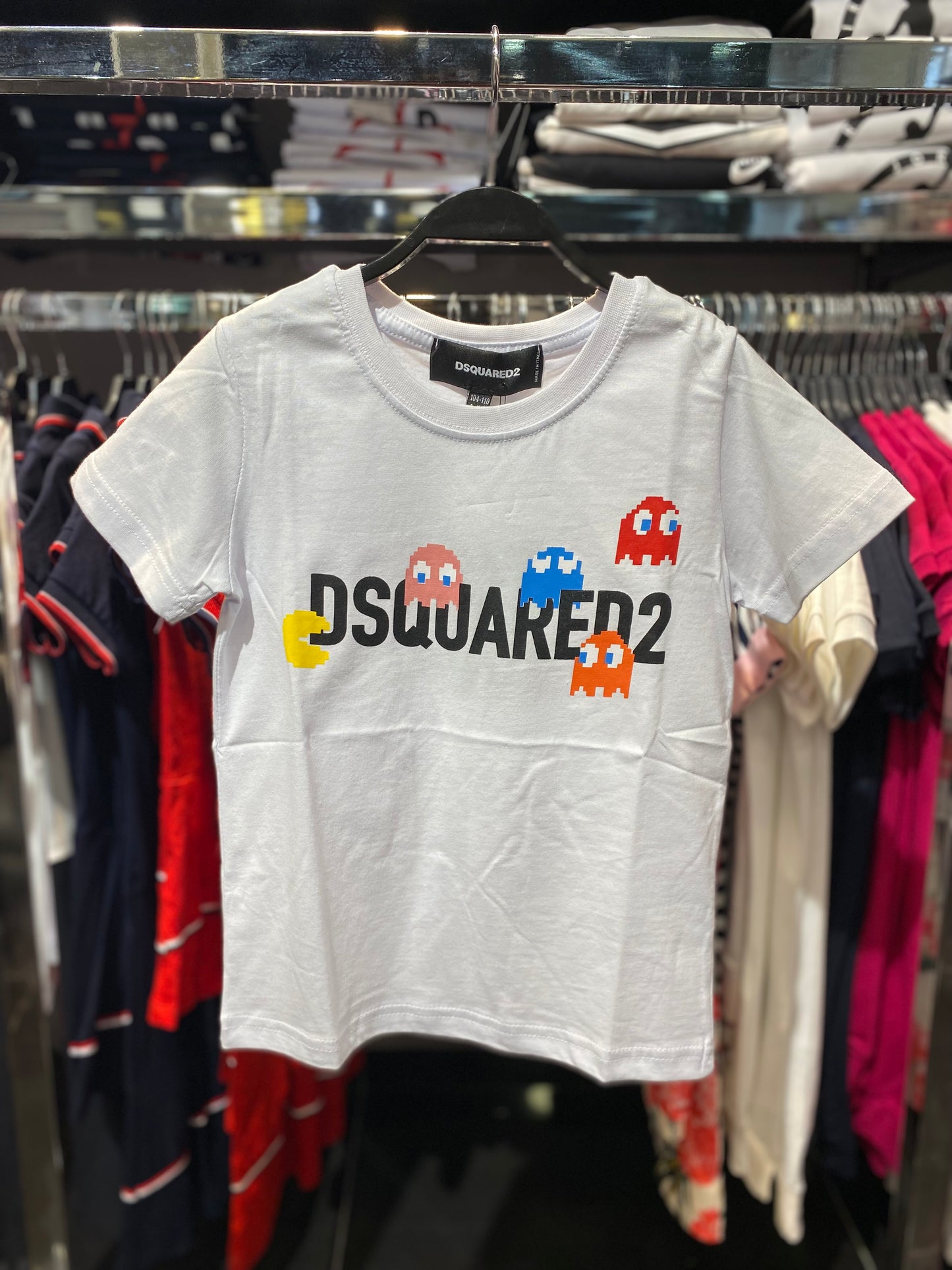 Dsquared2 Pac-Man white T-shirt