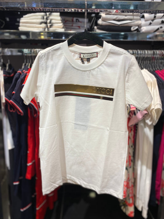 Gucci T-shirt white-gold