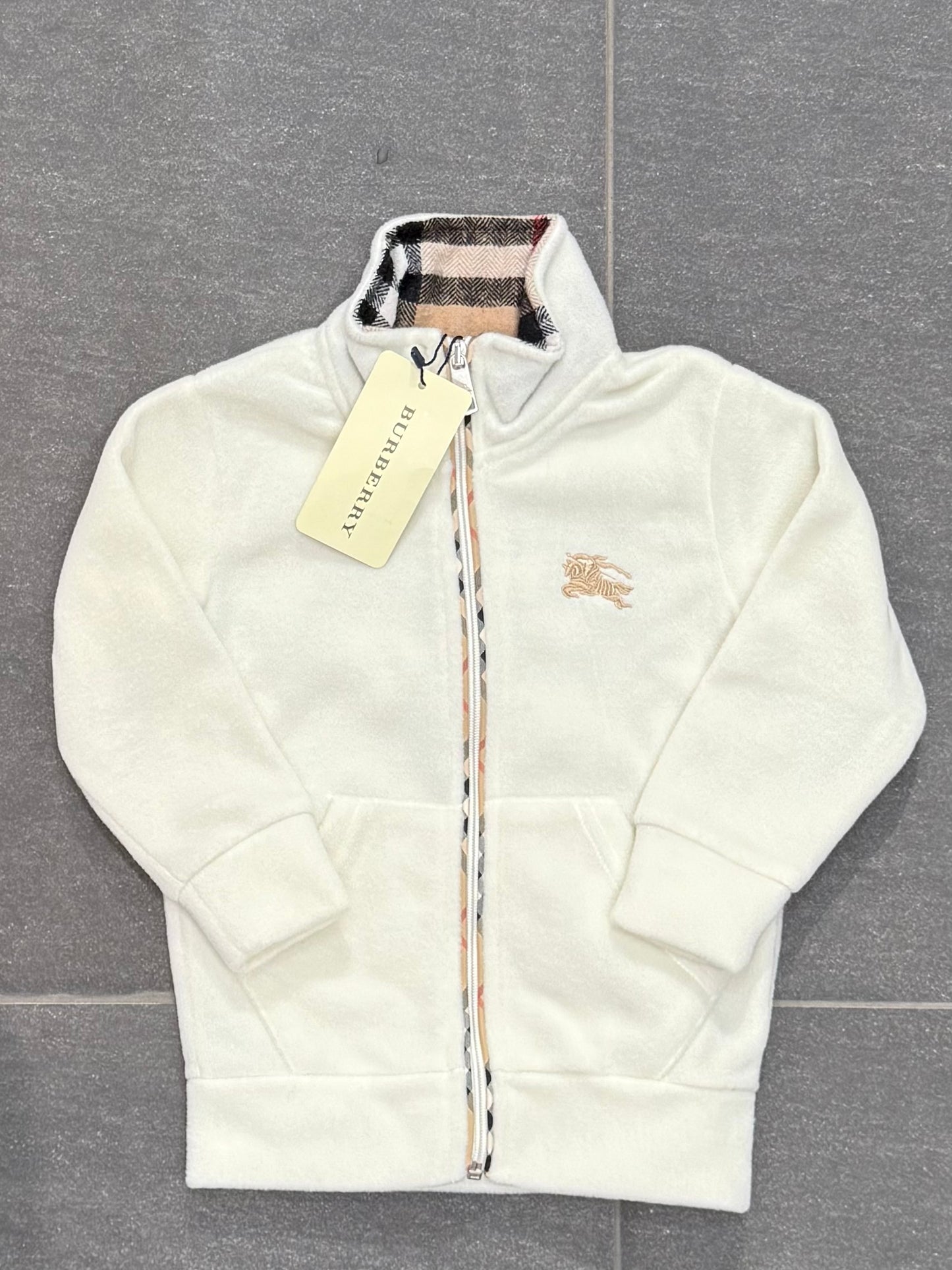 Burberry zipper sweatshirt