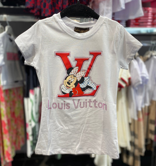 Louis Vuitton white Minnie Mouse t-shirt