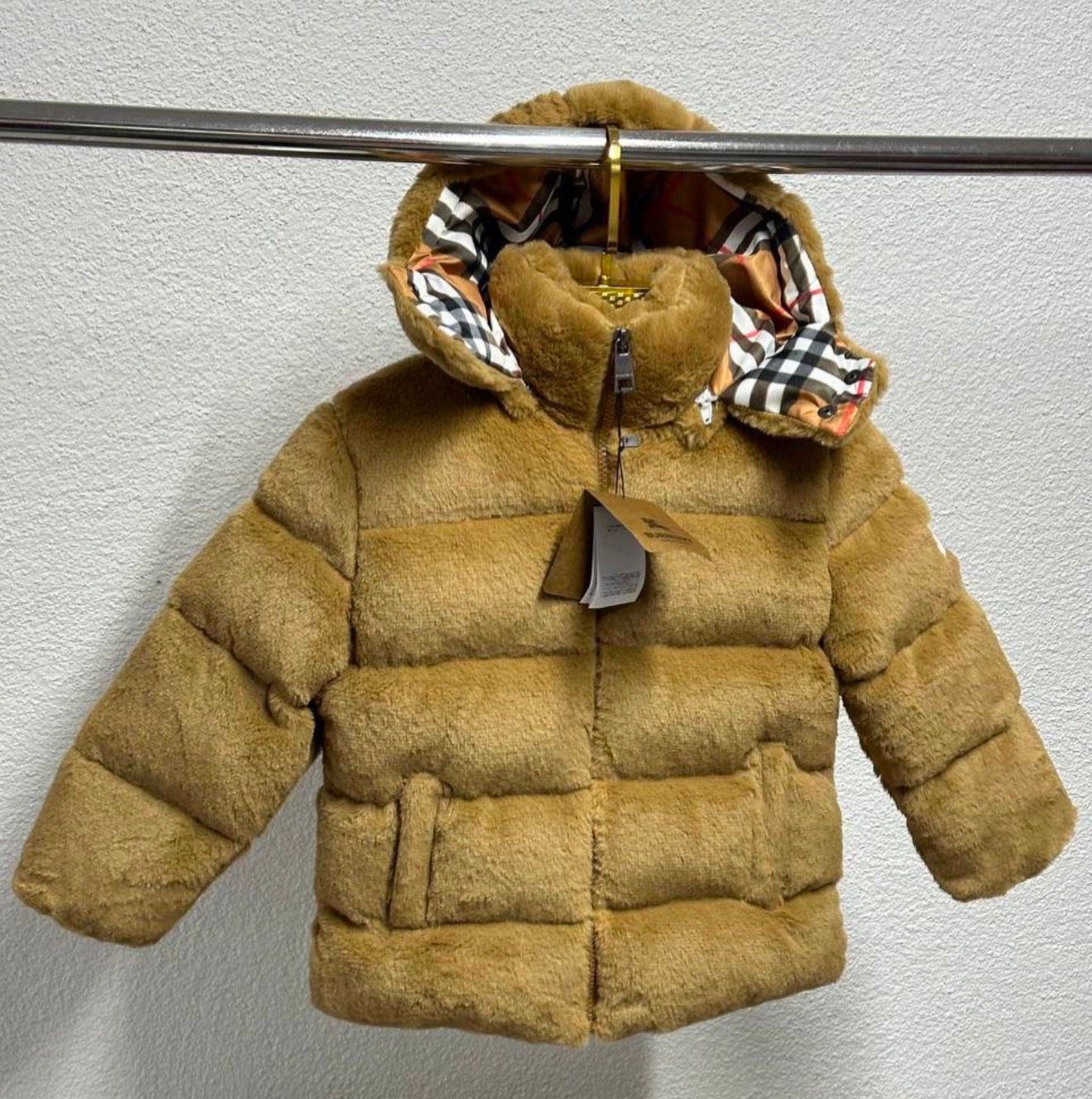 Burberry camel fur