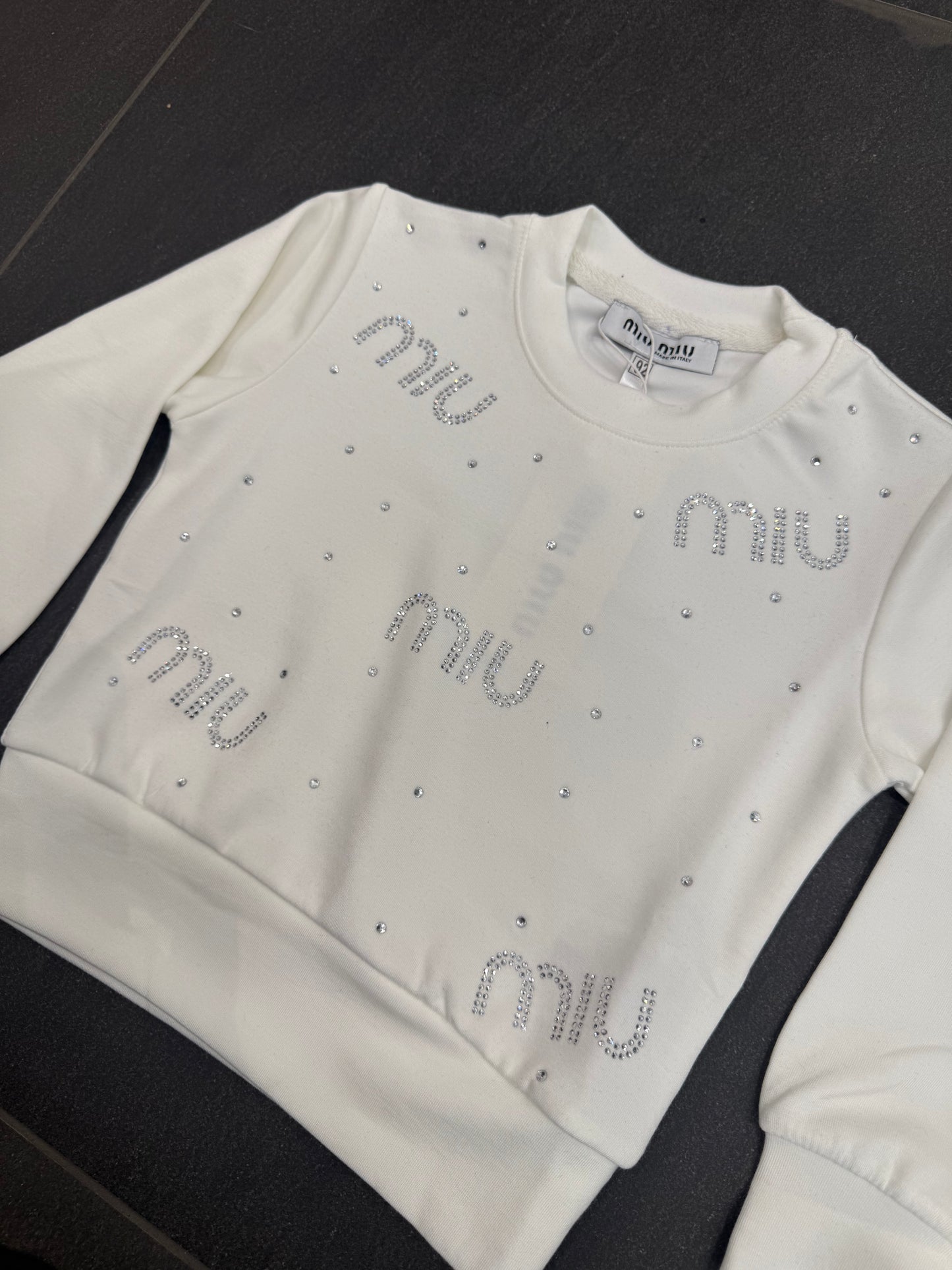 Miu Miu sweatshirt white