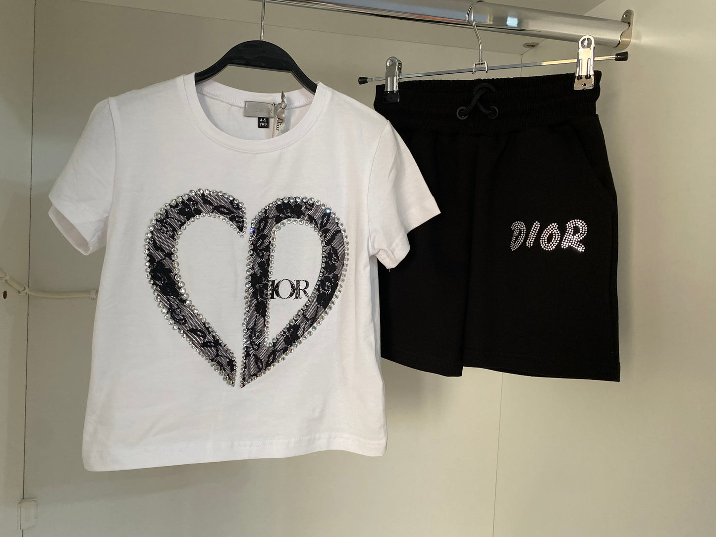 Dior set white-black