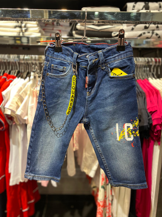 Dsquared2 ICON splashes jean shorts