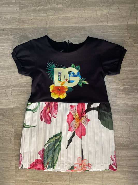 Dolce&Gabbana blue-white floral dress
