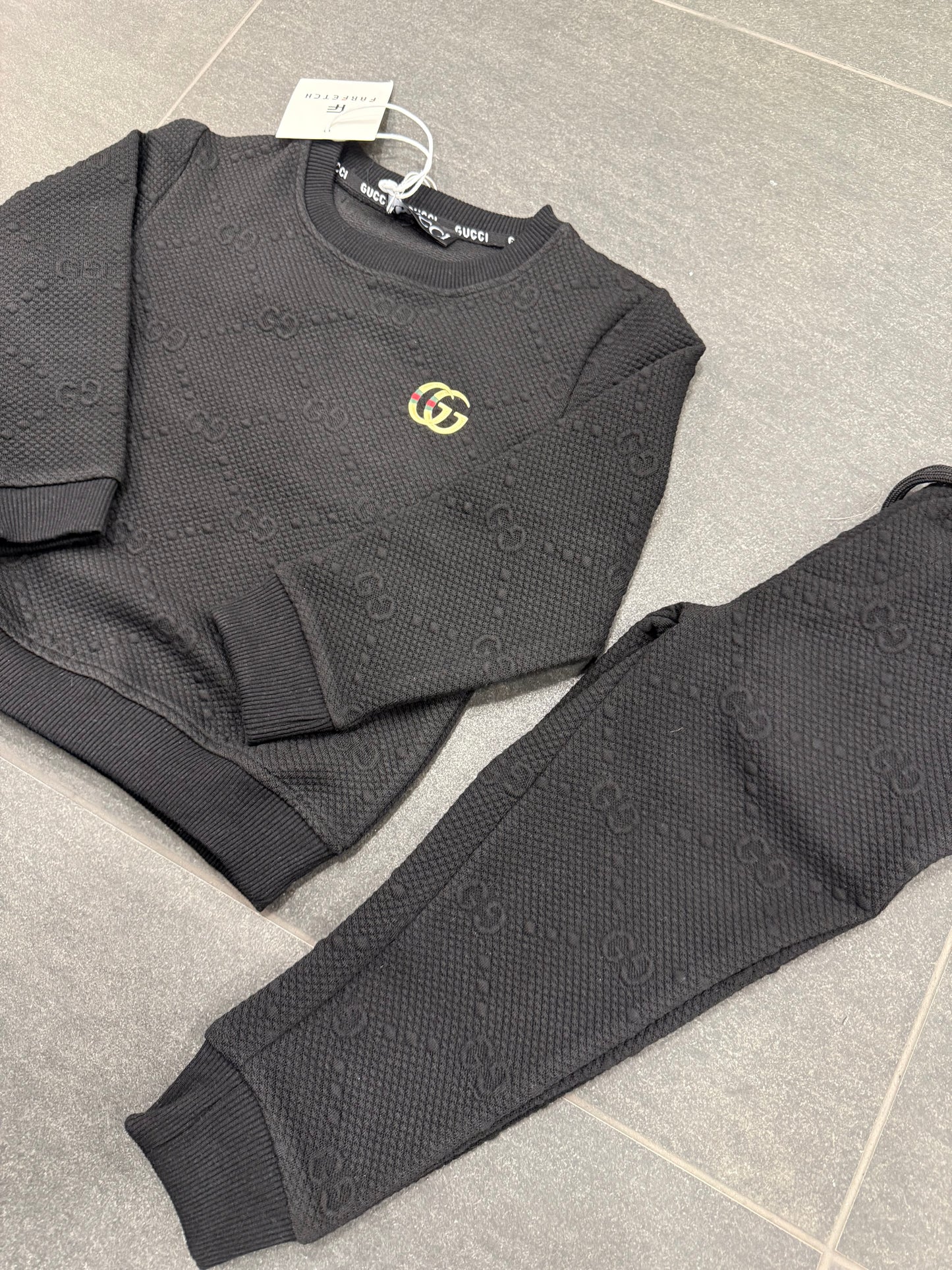 Gucci black tracksuit