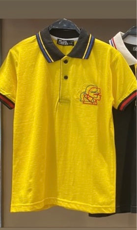 Karl Lagerfeld polo yellow