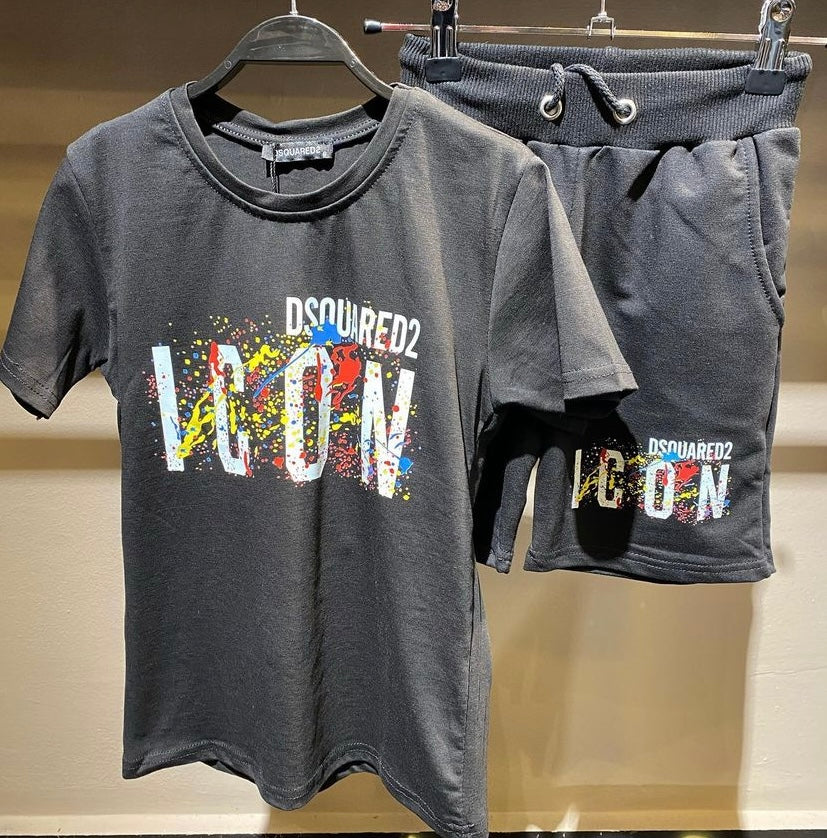 Dsquared2 ICON black summer set