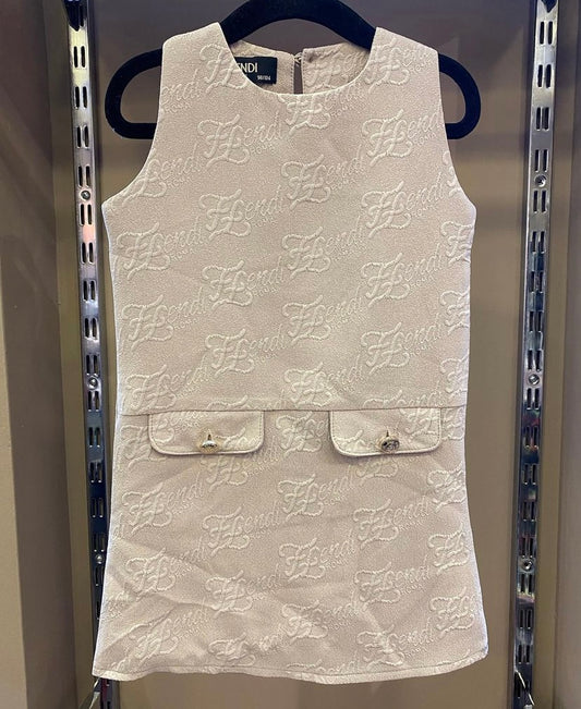Fendi beige summer dress