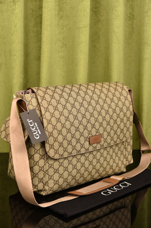 Gucci Diaper Bag Beige